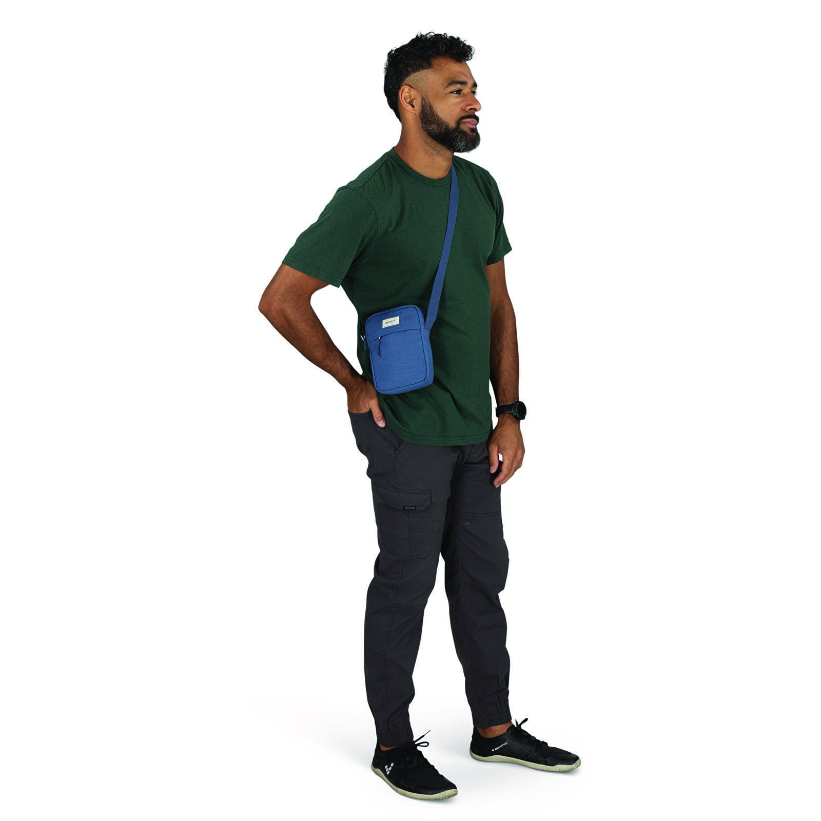Vīriešu plecu somas Osprey Arcane Small Crossbody Nirvana Blue Heather