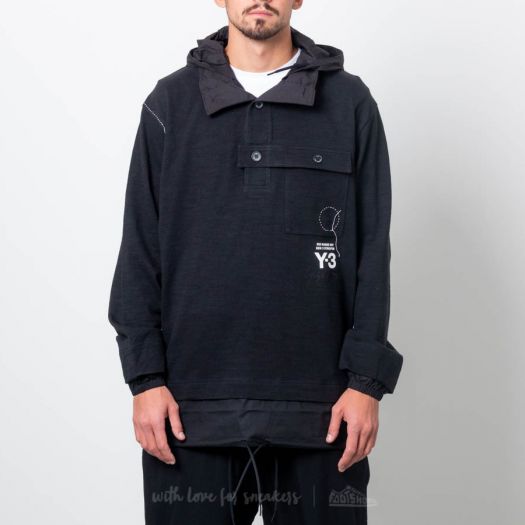 Hoodies and sweatshirts Y-3 Sashiko Layered Hoodie Black | Footshop 