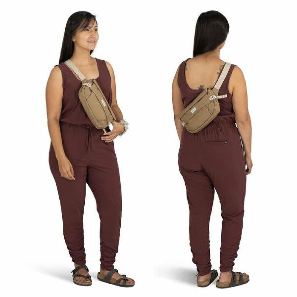 Mochilas para hombres Osprey Arcane Hip Bag Latte Brown