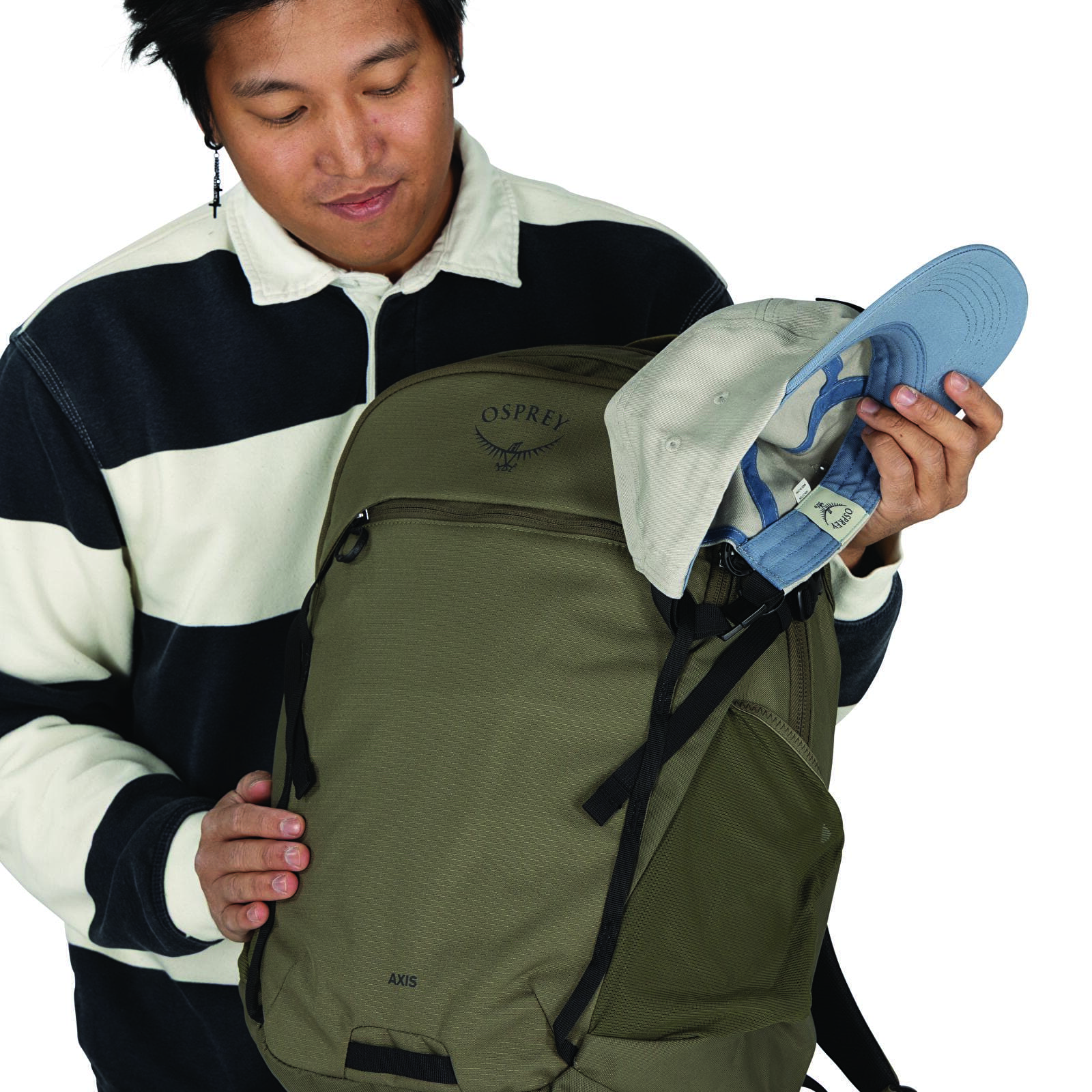 Herren Rucksäcke Osprey Axis 24 Earl Grey