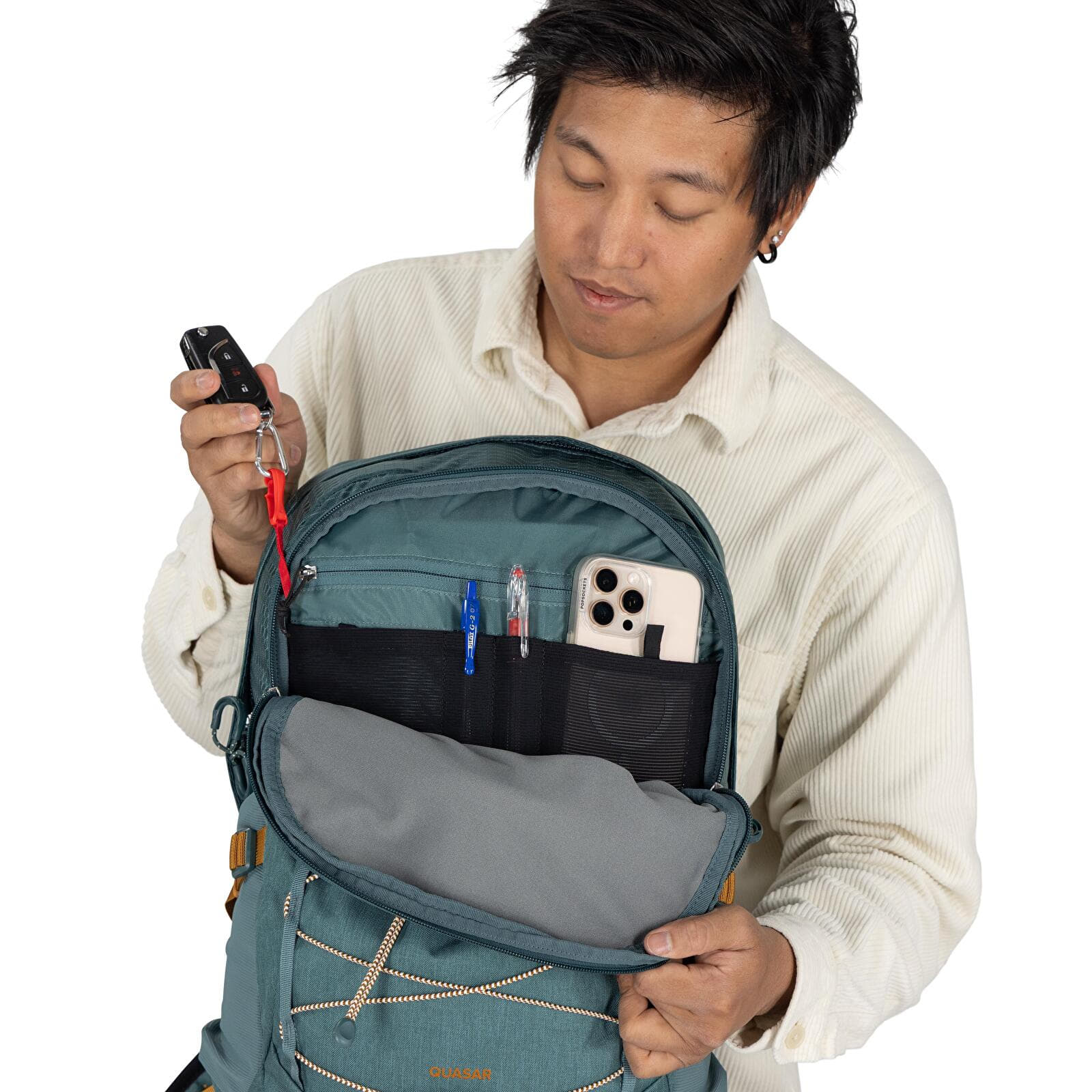 Herren Rucksäcke Osprey Quasar Torrent Blue Heather