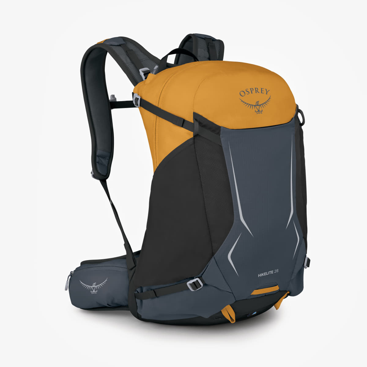 Muški ruksaci Osprey Hikelite 28 Tungsten/ Yelow