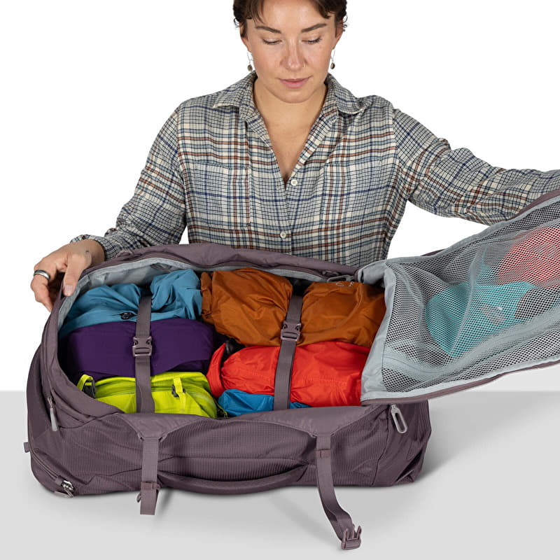 Zaino Osprey Fairview 40 Graphite Purple