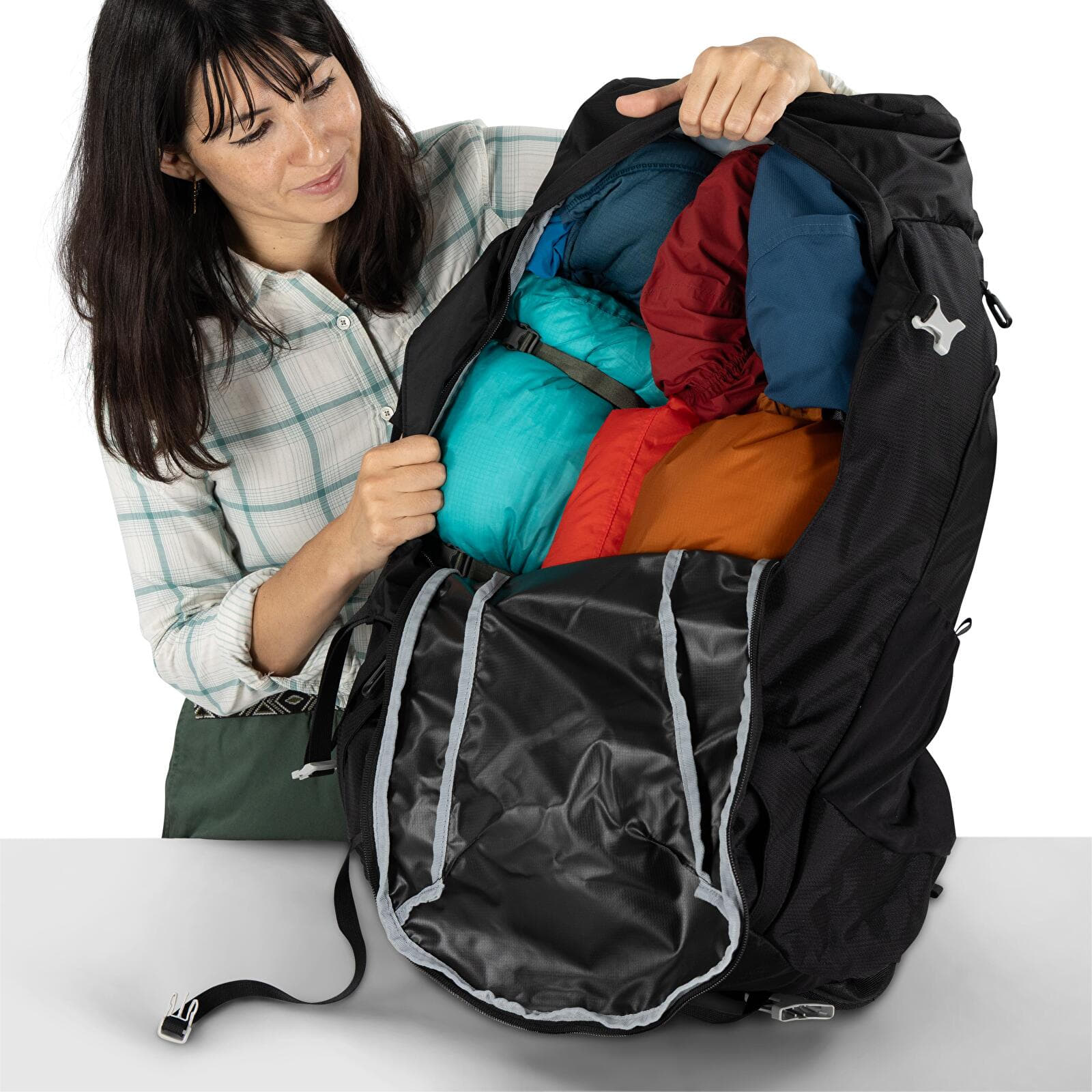 Sieviešu mugursoma Osprey Fairview Trek 70 Black