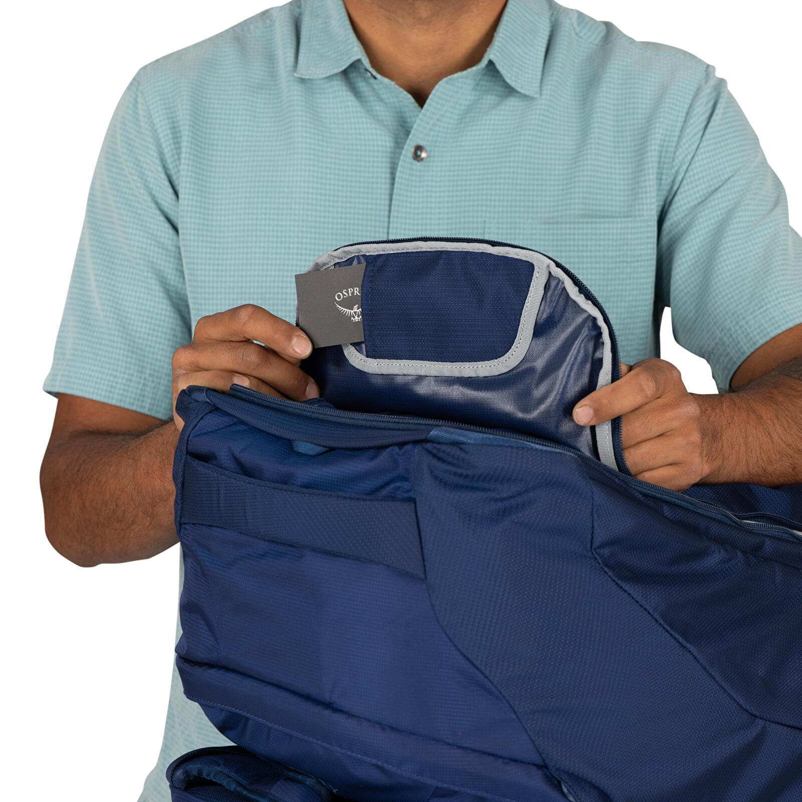 Miesten reput Osprey Farpoint 70 Antique Blue