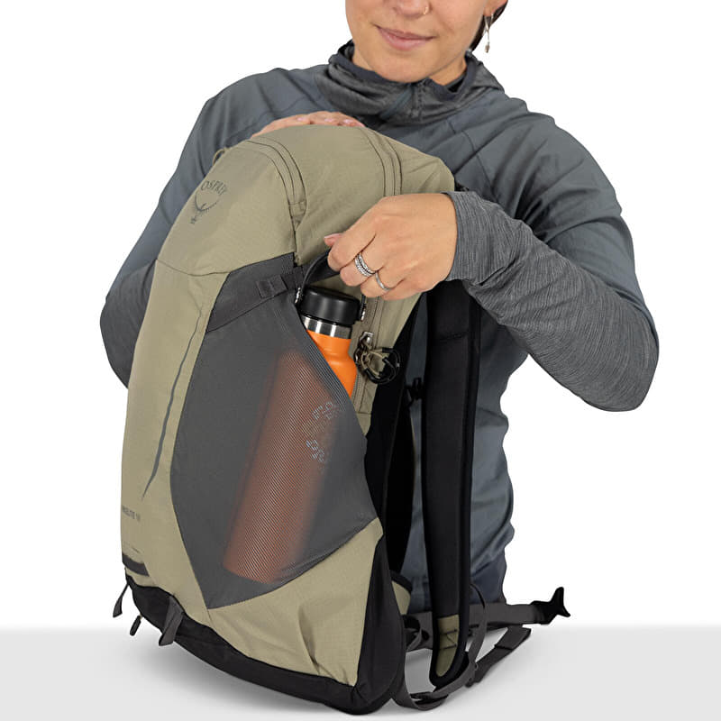 Men's backpacks Osprey Hikelite 18 Olive Tan (10066407OSP) | Footshop