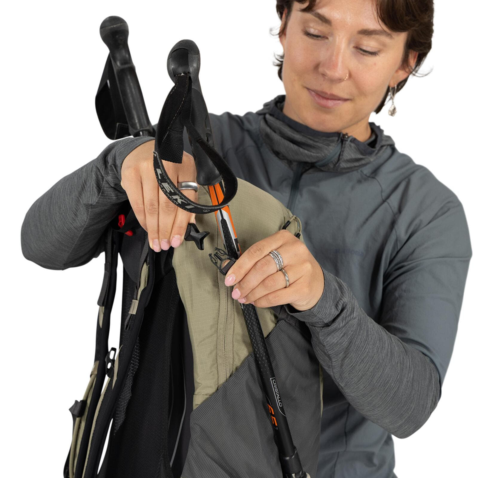 Herren Rucksäcke Osprey Hikelite 18 Olive Tan