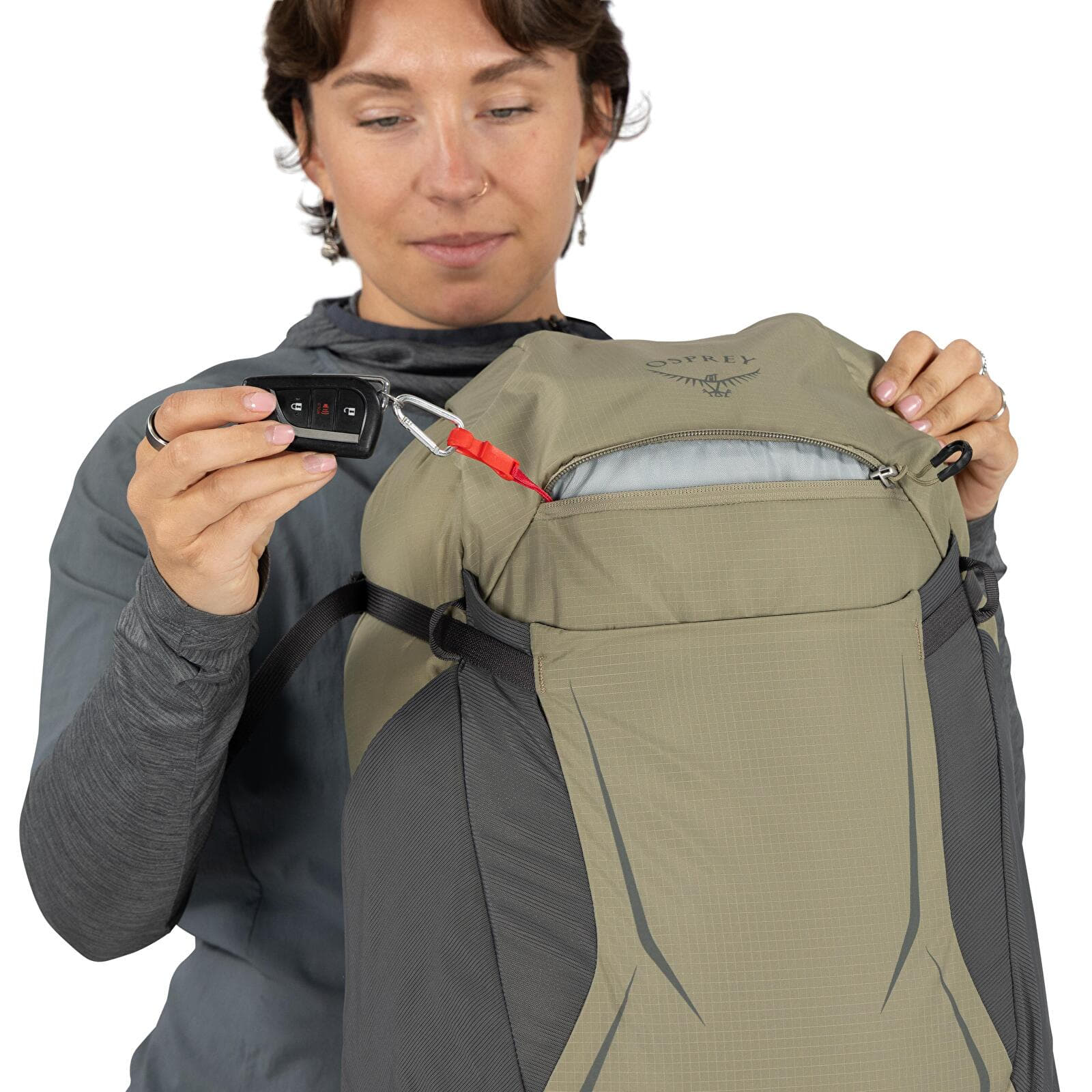 Plecaki męskie Osprey Hikelite 32 Olive Tan