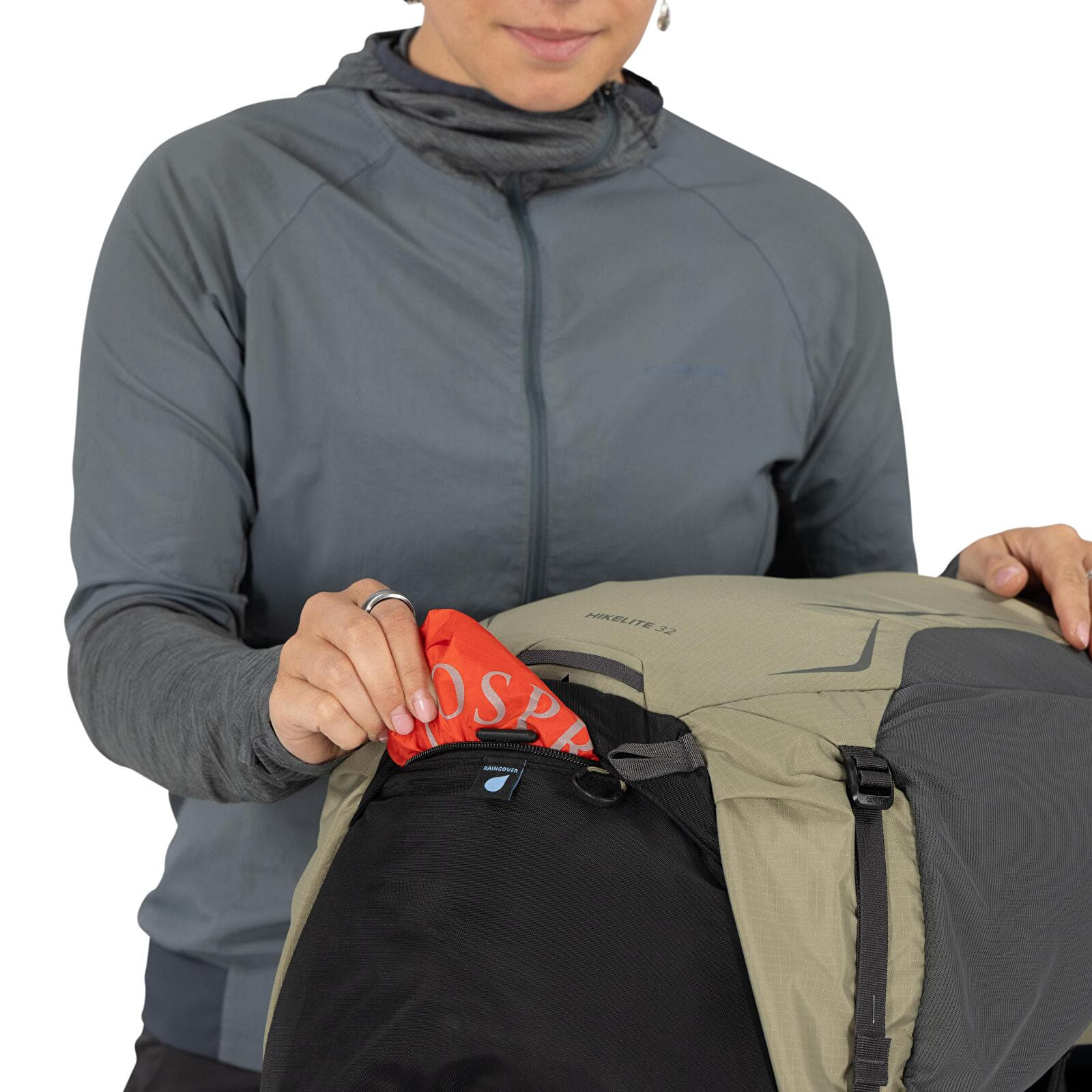 Plecaki męskie Osprey Hikelite 32 Olive Tan