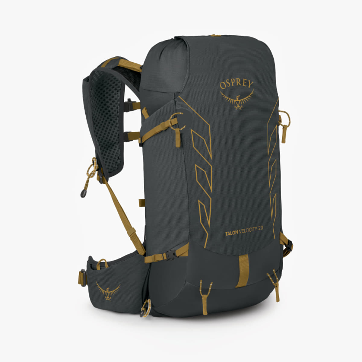 Раница Osprey Talon Velocity 2 Dark Charcoal/ Tumbleweed Yellw L/XL