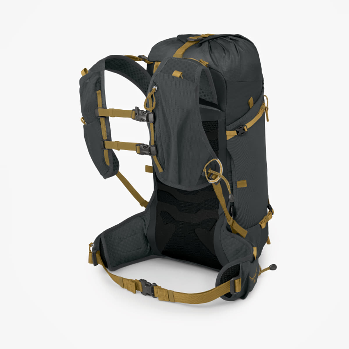 Herren Rucksäcke Osprey Talon Velocity 2 Dark Charcoal/ Tumbleweed Yellw