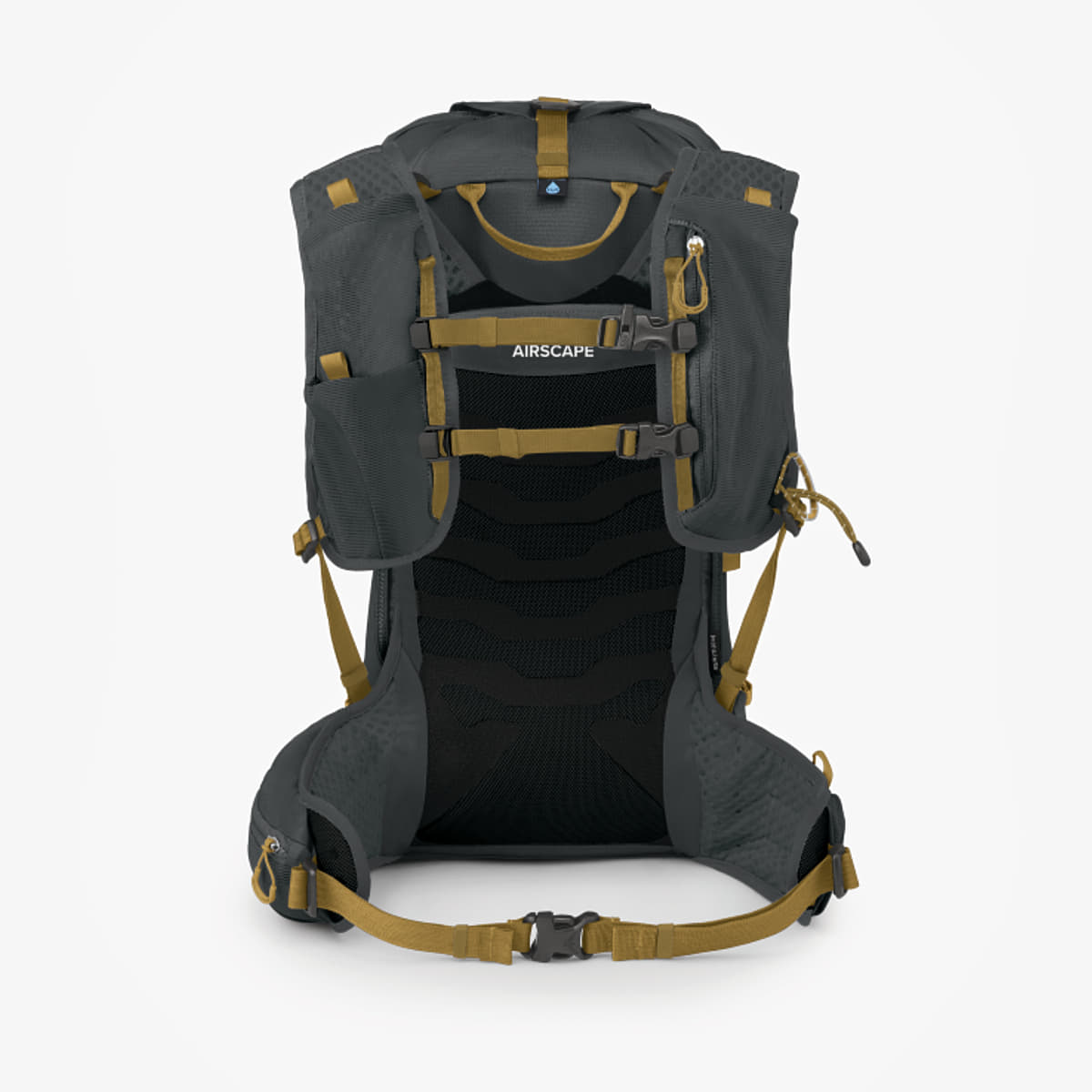 Herren Rucksäcke Osprey Talon Velocity 2 Dark Charcoal/ Tumbleweed Yellw