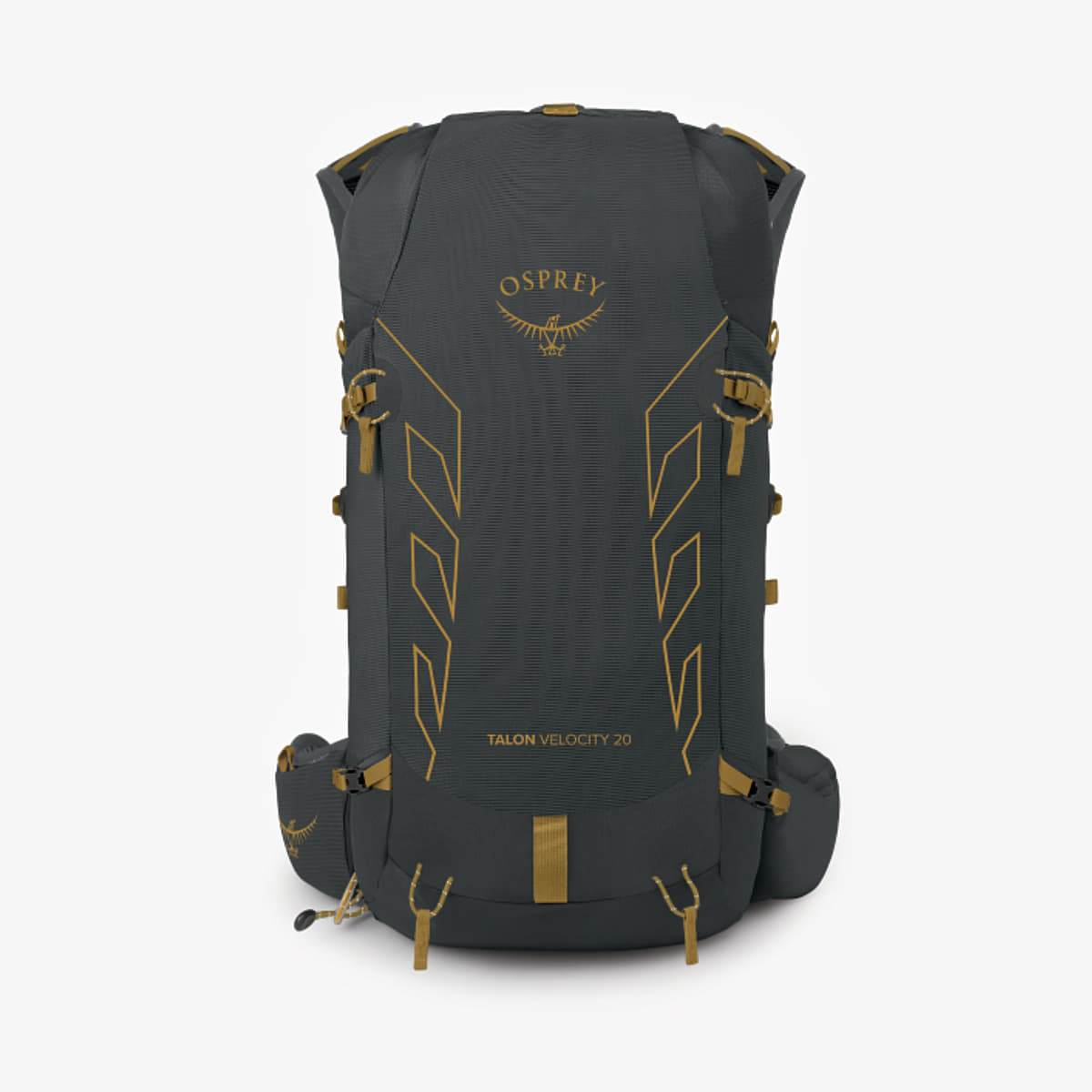 Herren Rucksäcke Osprey Talon Velocity 2 Dark Charcoal/ Tumbleweed Yellw