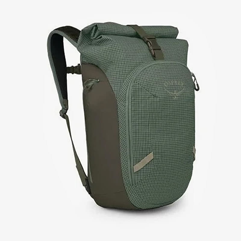 Osprey Transporter Roll Top Pack Pine Leaf/ Earl Grey