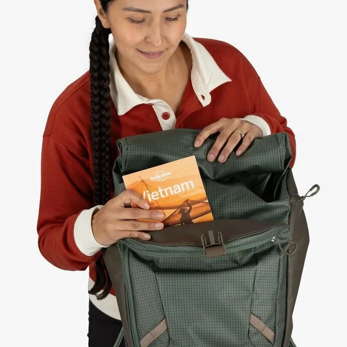 Раници Osprey Transporter Roll Top Pack Pine Leaf/ Earl Grey