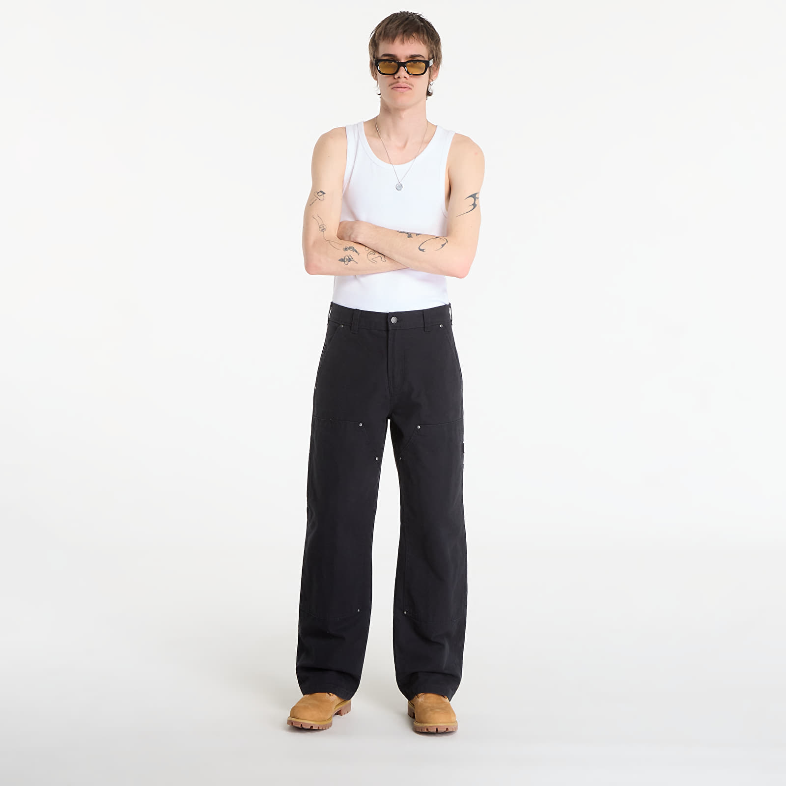 Jeans Dickies Double Knee Canvas Carpen Black