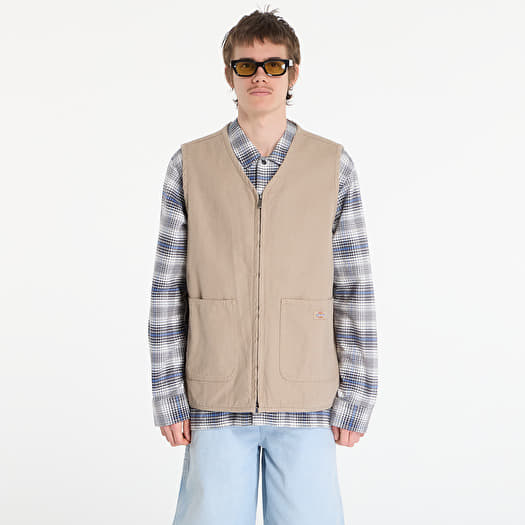 Dickies Canvas Summer Vest Desert Sand