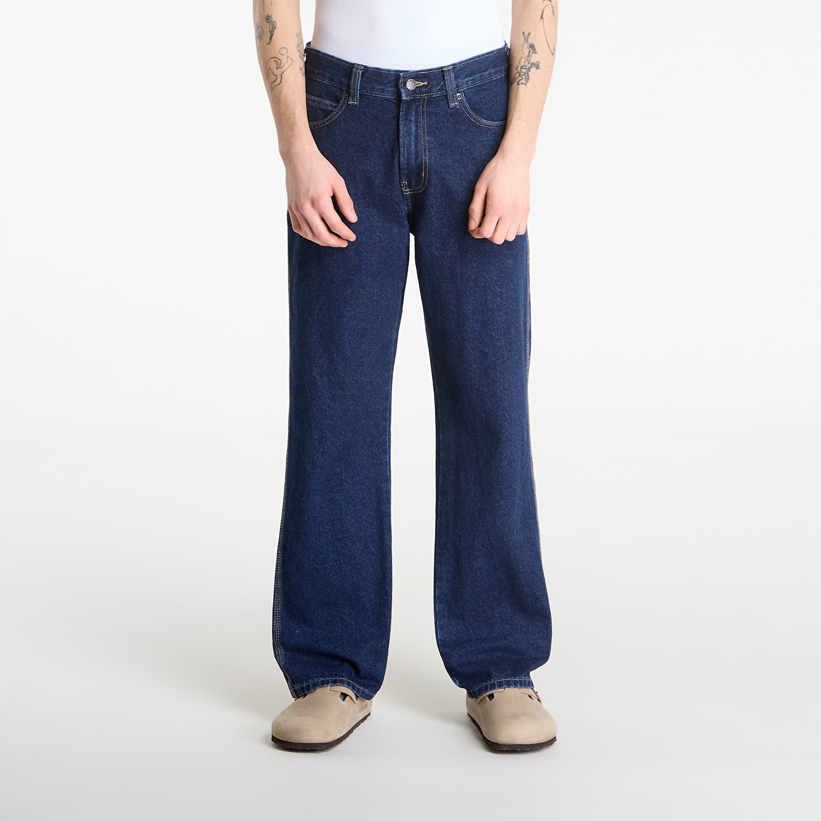 Jeansy Dickies 954 Relaxed Straight Work Jeans Dark Indigo