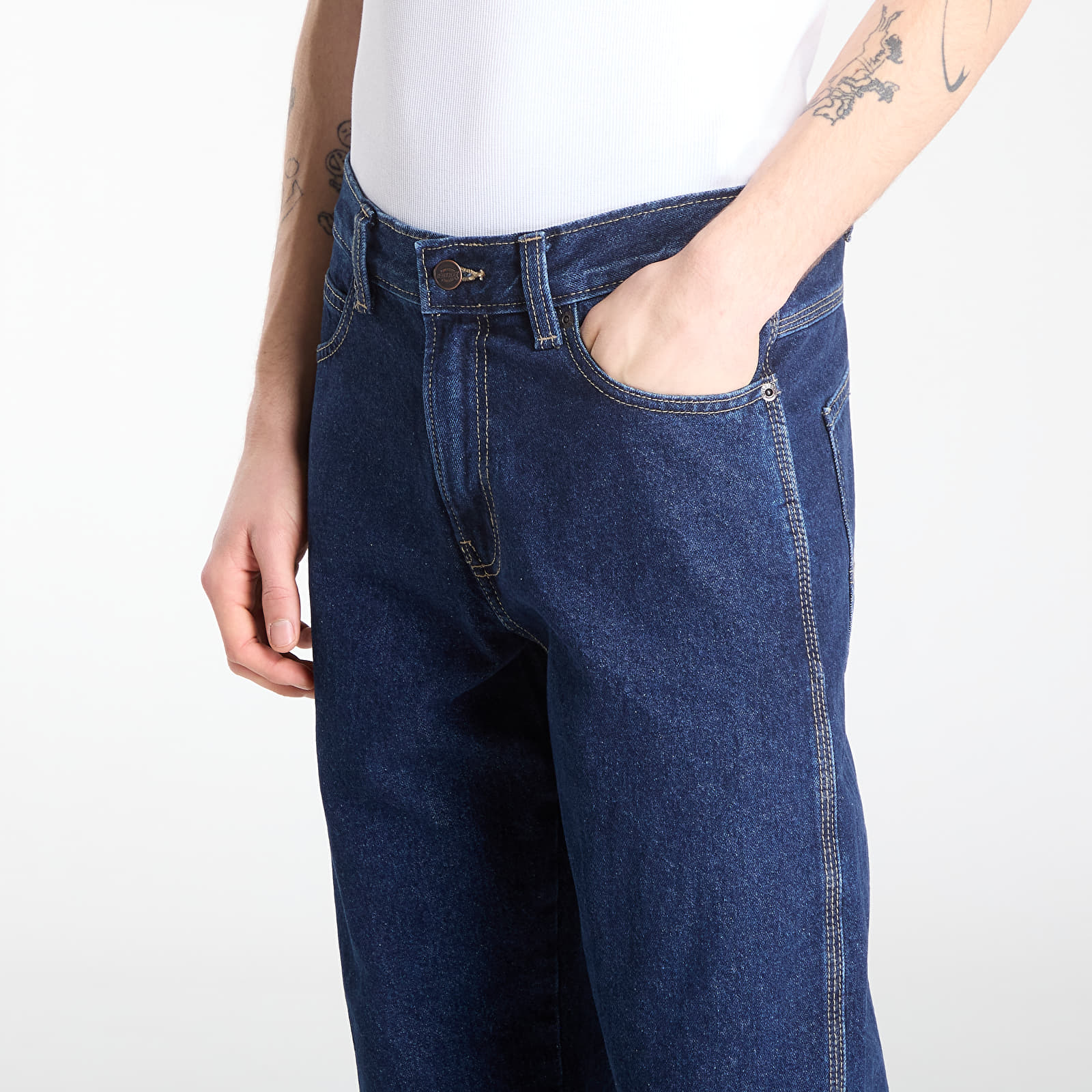 Jeansy Dickies 954 Relaxed Straight Work Jeans Dark Indigo
