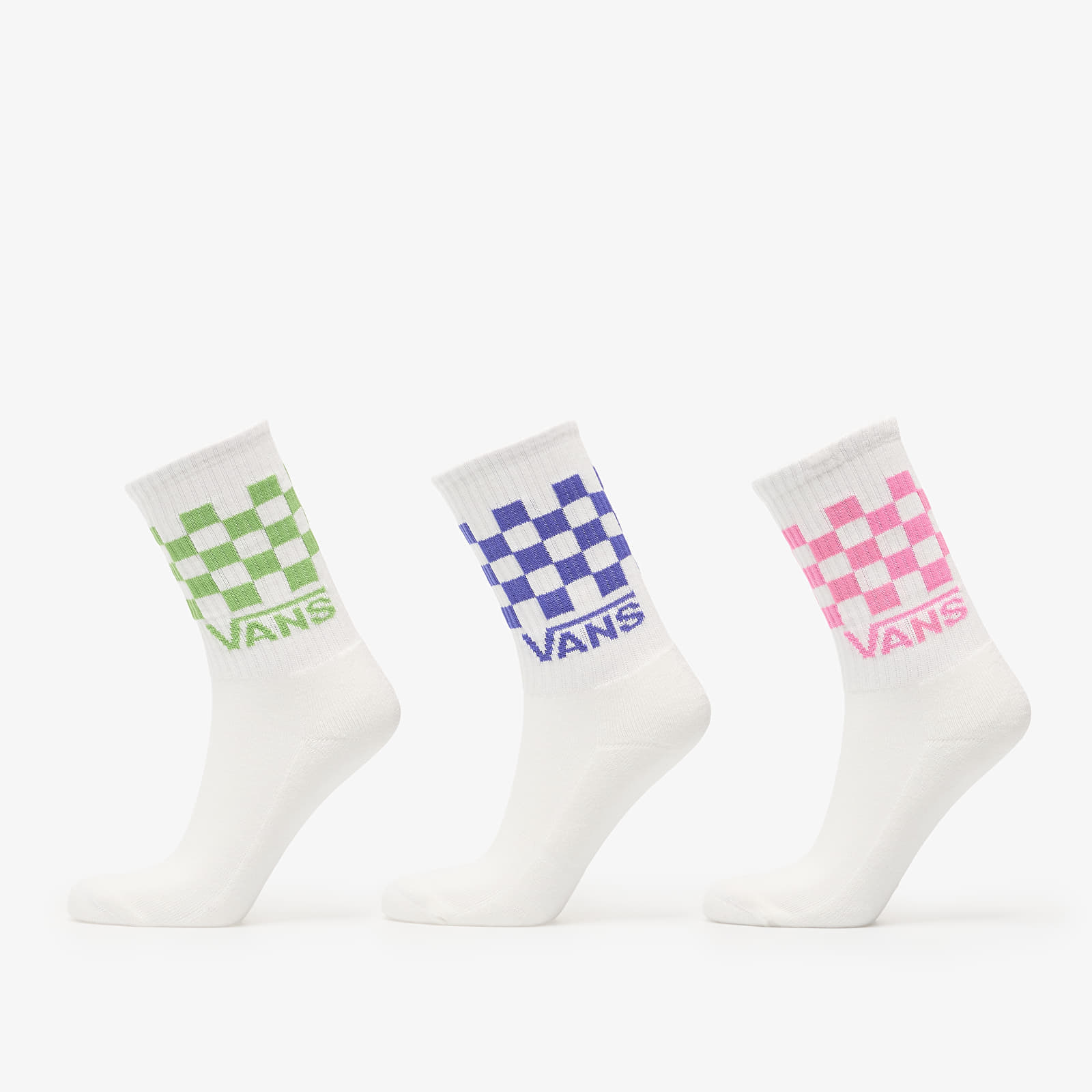 Чорапи Vans Classic Check Crew Checkerboard Pink Fizz M