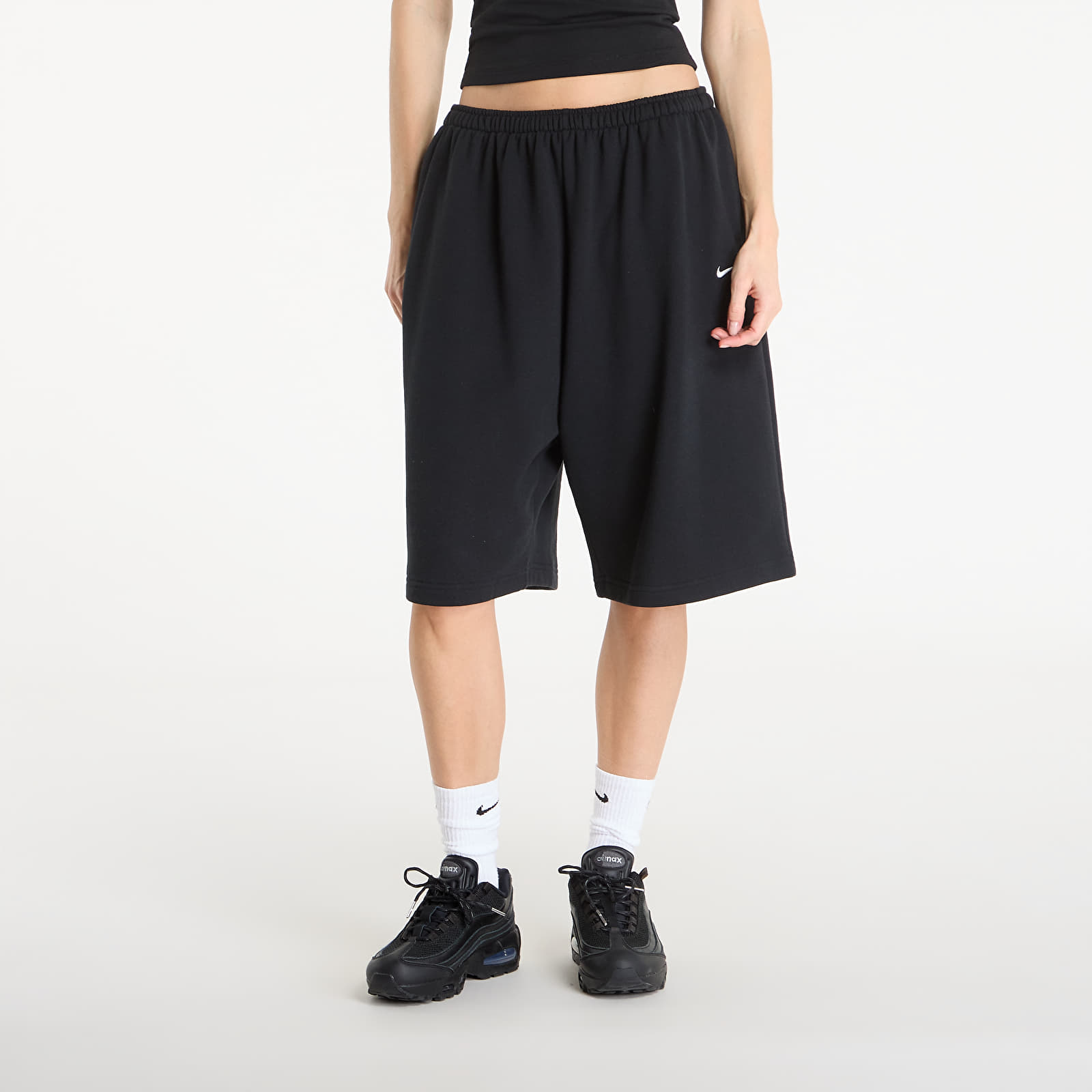 Shorts Nike Sportswear Women's French-Terry Shorts Black/ Sail