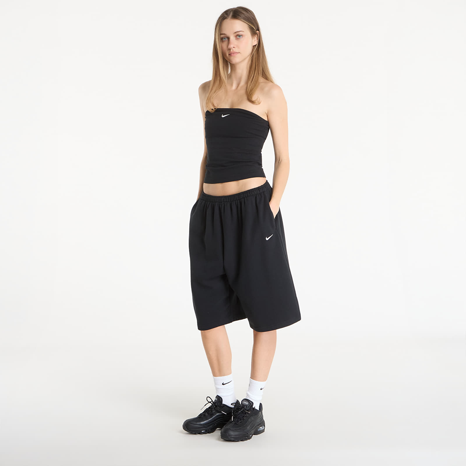 Shorts Nike Sportswear Women's French-Terry Shorts Black/ Sail