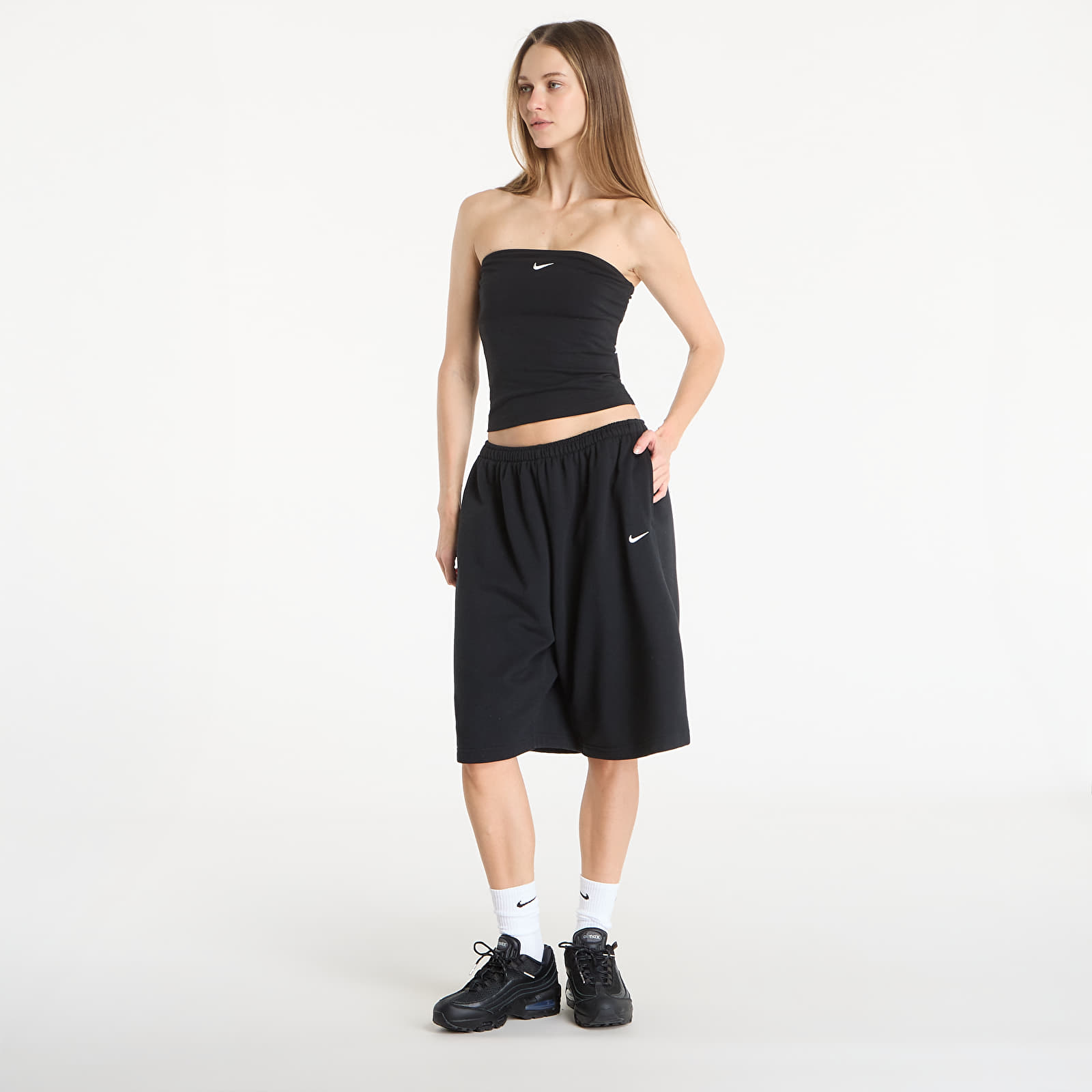 Tank Tops Nike Sportswear Women's Tube Top Black/ Sail
