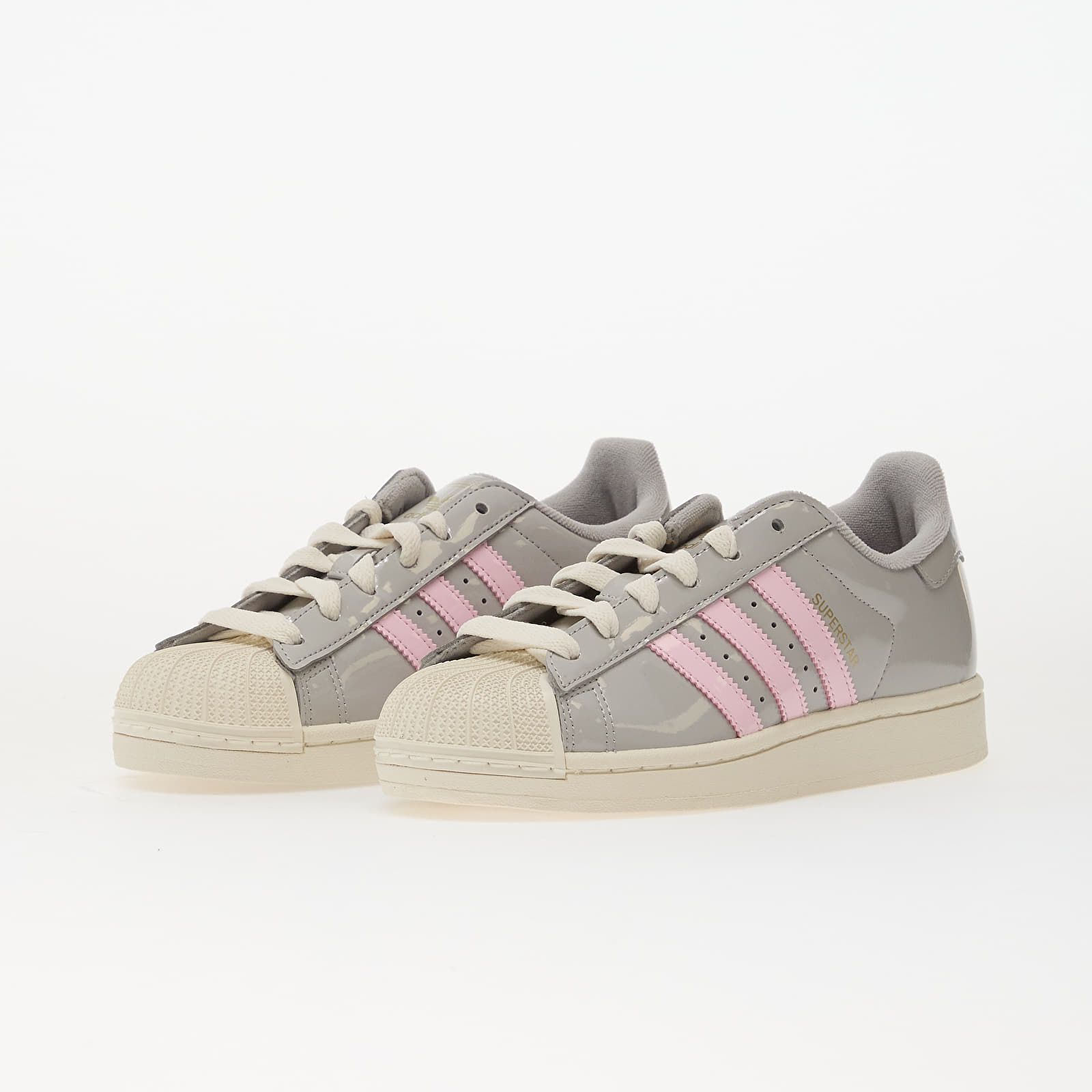 Ženski čevlji adidas Superstar II W Grey Two/ Clear Pink/ Off White