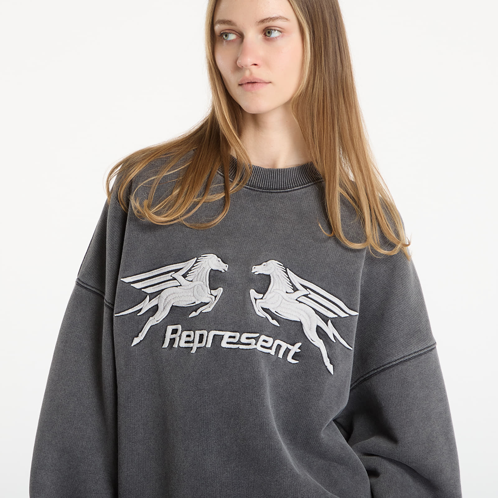 Мъжки тениски REPRESENT Pegasus Sweatshirt UNISEX Vintage Grey