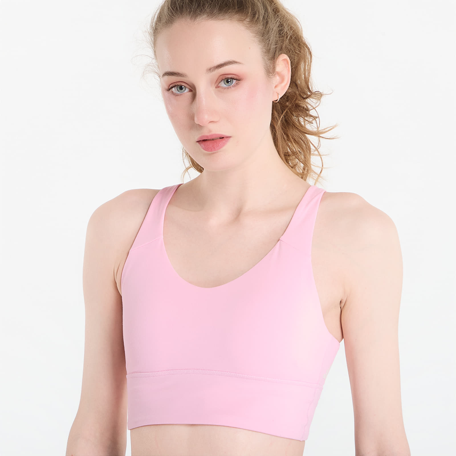 Женские бюстгальтеры adidas 3 Stripes Studio All Me Light Support Bra True Pink