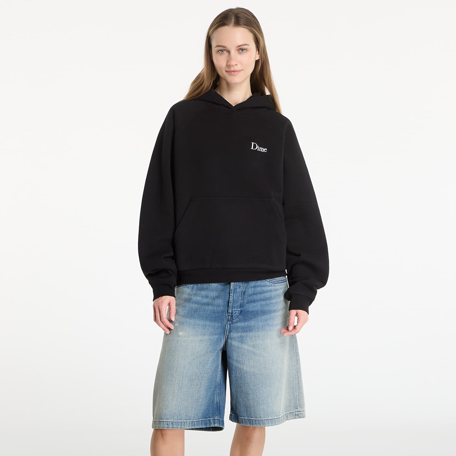 Vīriešu kapuces DIME Classic Small Logo Hoodie UNISEX Black