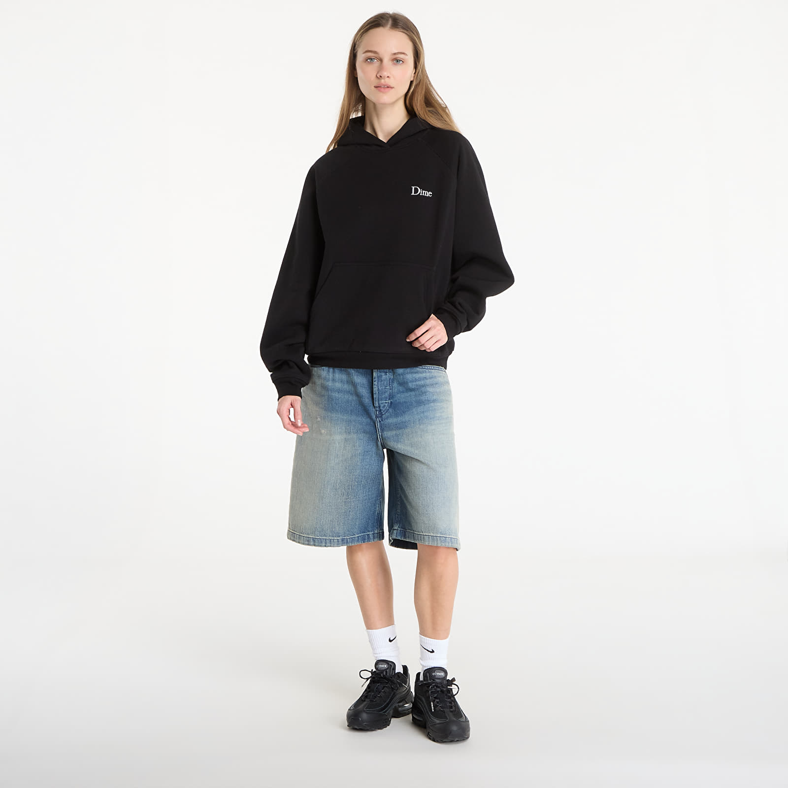 Vīriešu kapuces DIME Classic Small Logo Hoodie UNISEX Black