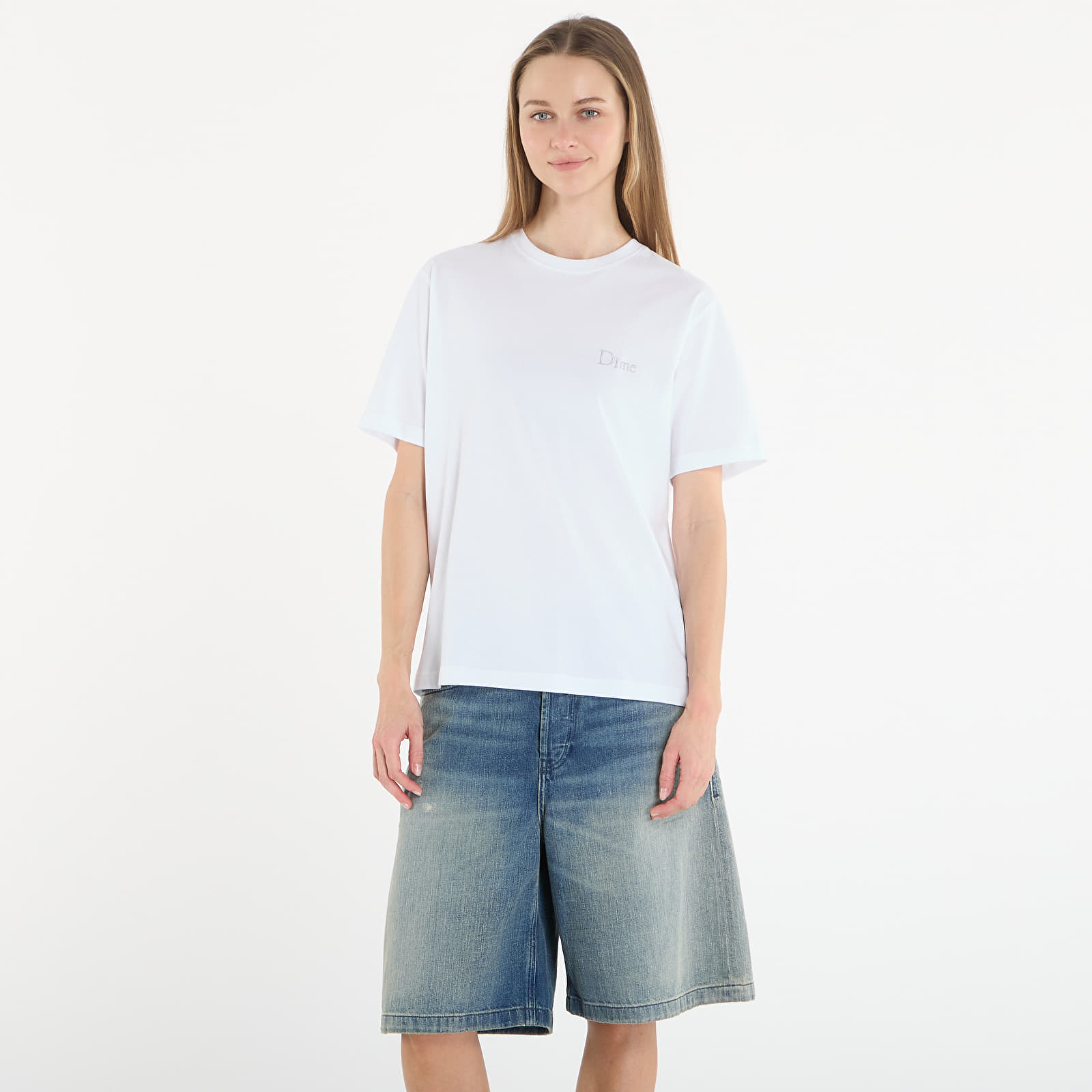 T-shirts DIME Classic Small Logo T-Shirt UNISEX White