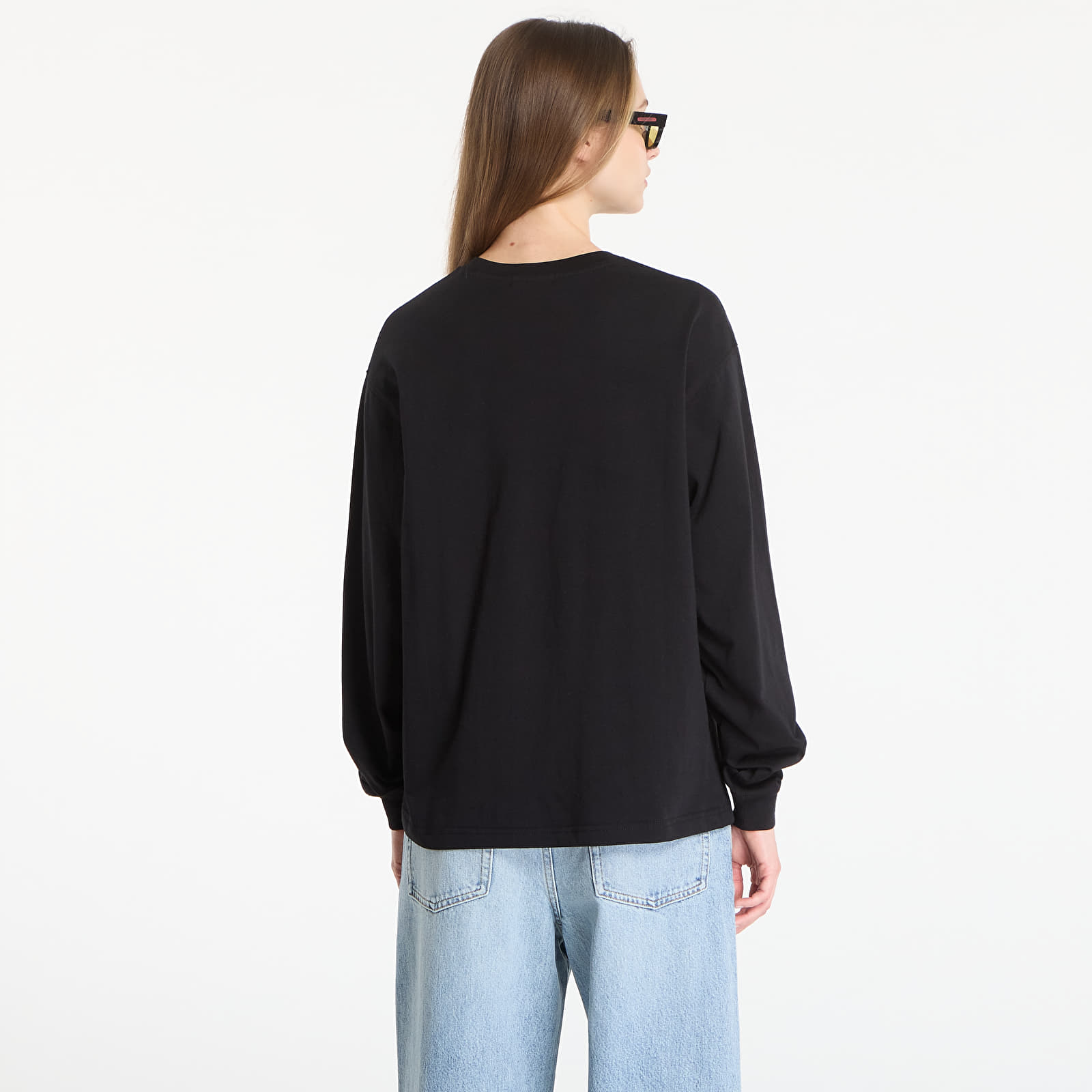 T-shirts DIME Classic Small Logo LS T-Shirt UNISEX Black