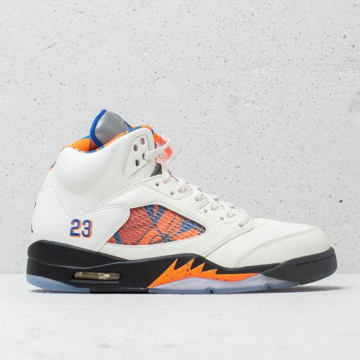 Men s shoes Air Jordan 5 Retro Sail Racer Blue Cone Black Footshop