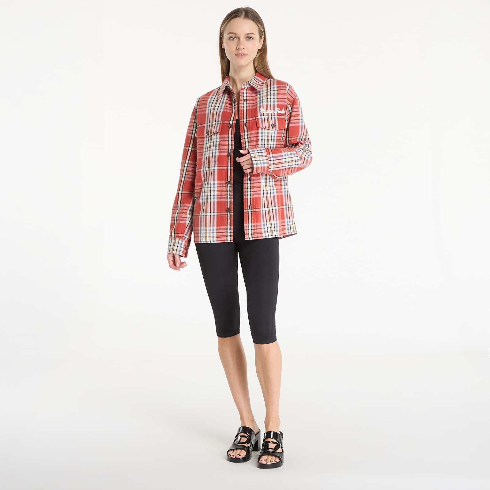Vīriešu krekli HUMAN MADE Check Shirt UNISEX Red