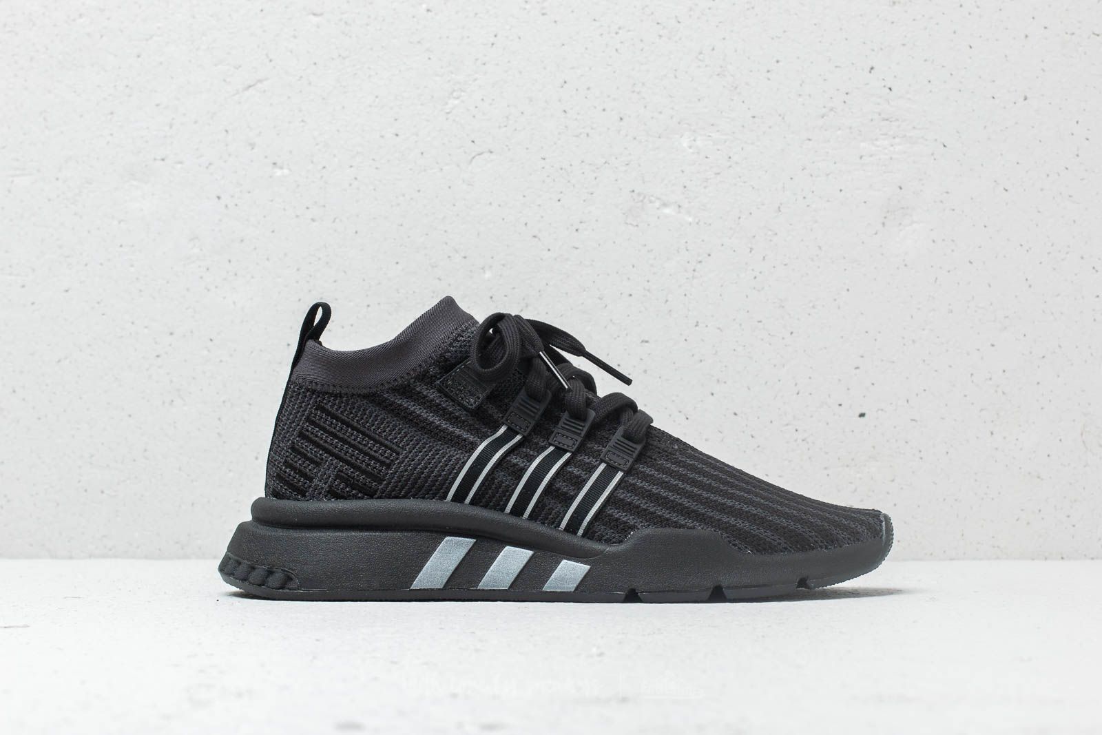 Men s shoes adidas EQT Support MID ADV Primeknit Core Black Carbon Solar Yellow Footshop