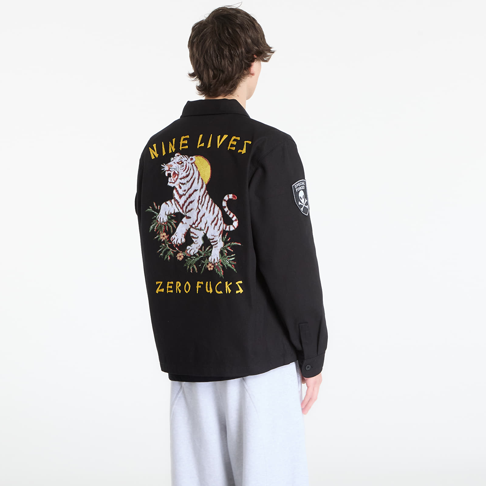 Jakne  RIPNDIP Nine Militarty Shirt Jacket Black