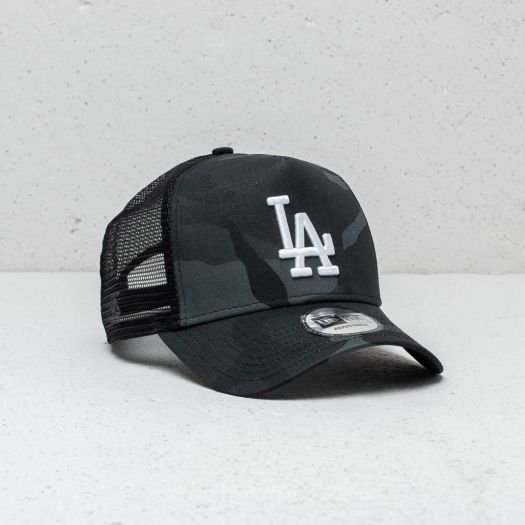 Caps New Era MLB Los Angeles Dodgers Trucker Cap Black Camo Footshop