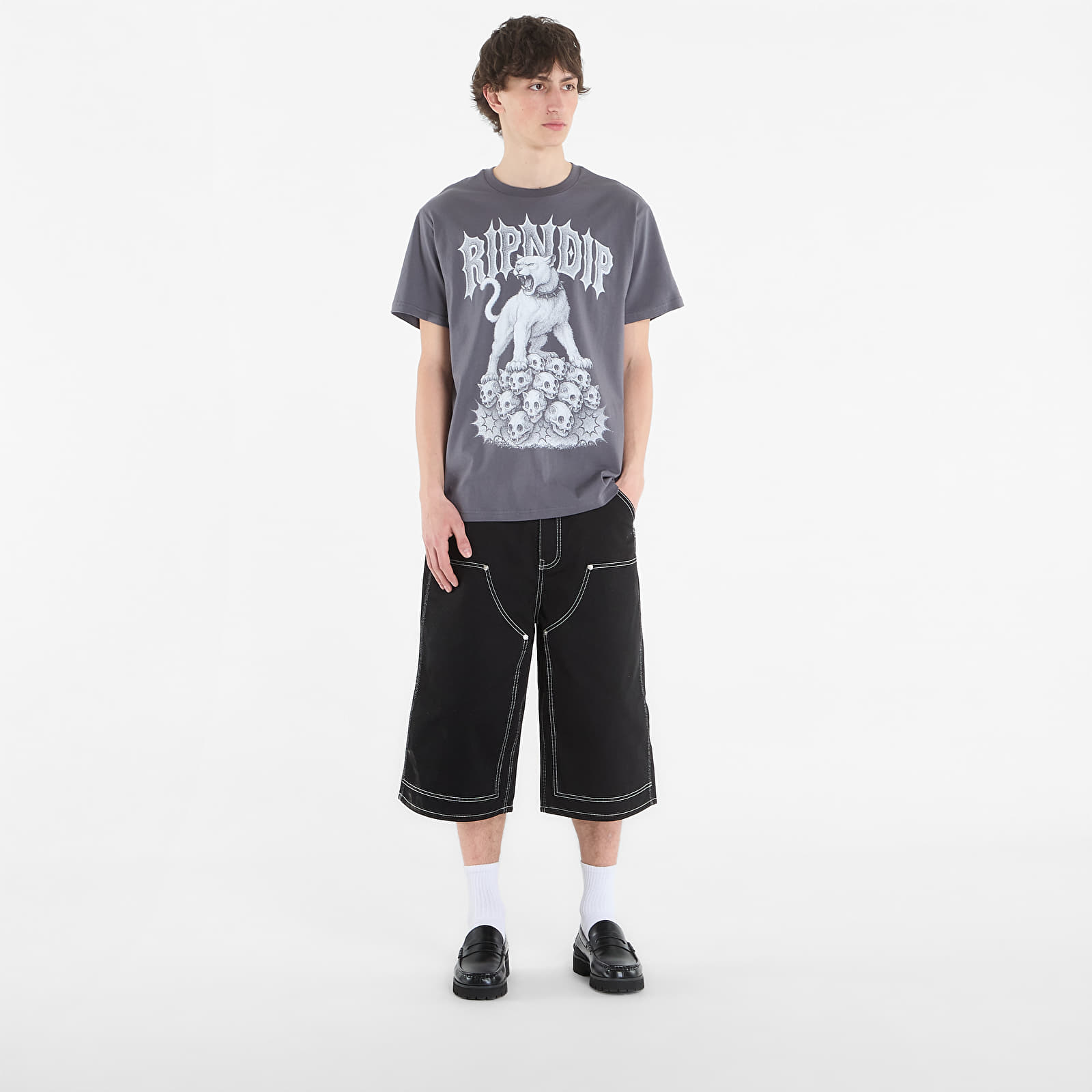 Trička RIPNDIP Wasteland Tee Charcoal