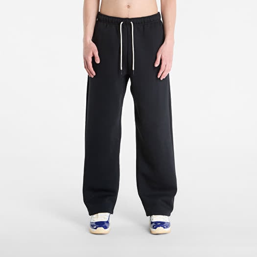 Tepláky Nike Standard Issue Men's Therma-FIT Brushed Open-Hem Basketball Pants Black/ Pale Ivory