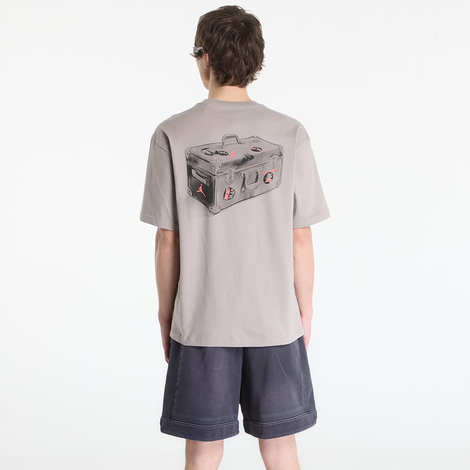 T-shirts Jordan Men's Graphic T-Shirt Enigma Stone/ Infrared 23