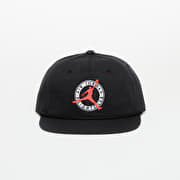 Jordan Flight Club Pro Unstructured Flat Bill Hat Black/ Black