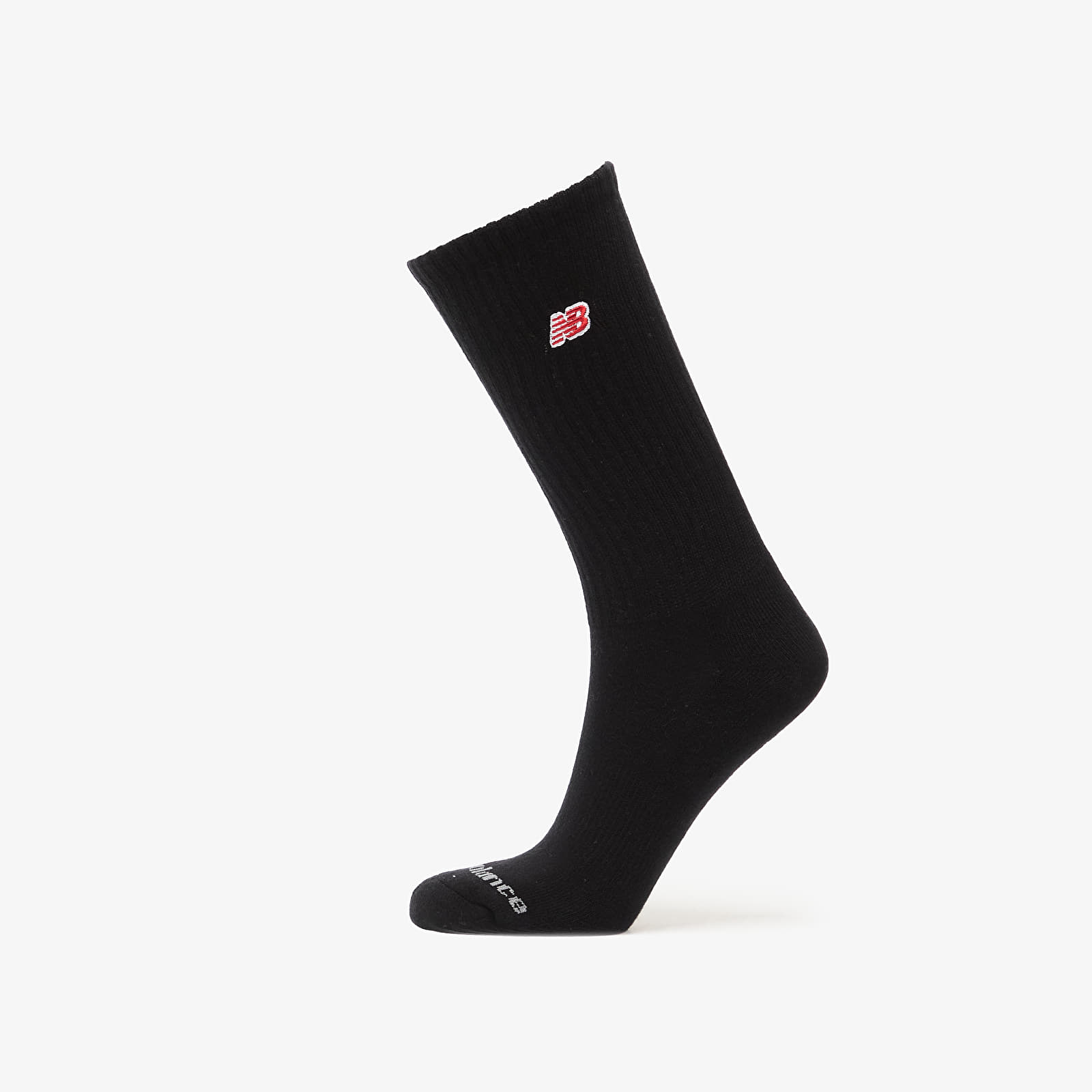 Socken - Männer New Balance Red Patch Logo Crew Socks 3-Pack Black/ White/ Grey