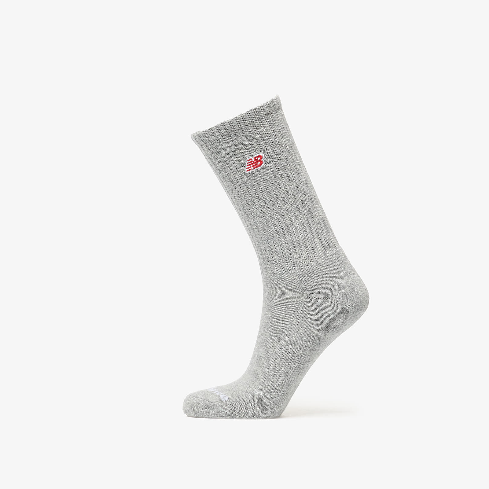 Socken - Männer New Balance Red Patch Logo Crew Socks 3-Pack Black/ White/ Grey