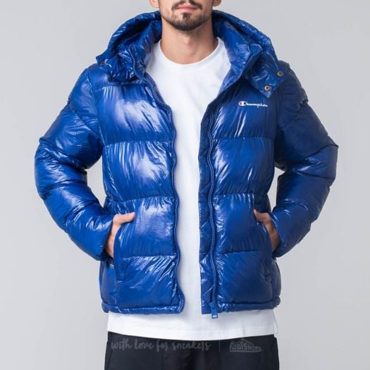 Jackets Champion Hooded Jacket Blue Footshop