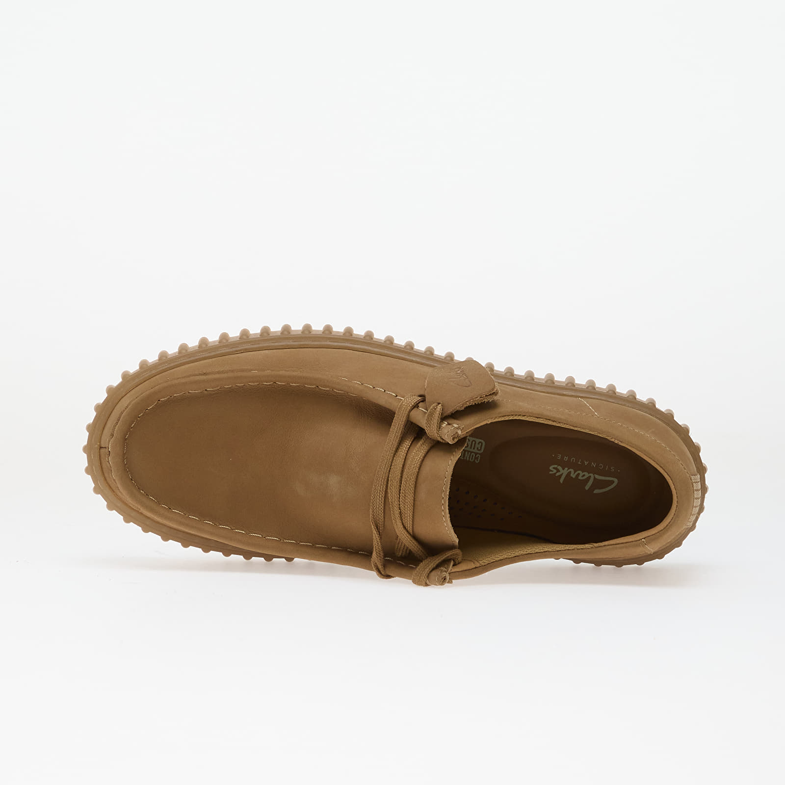 Pánské tenisky a boty Clarks Torhill Lo Dark Sand Leather