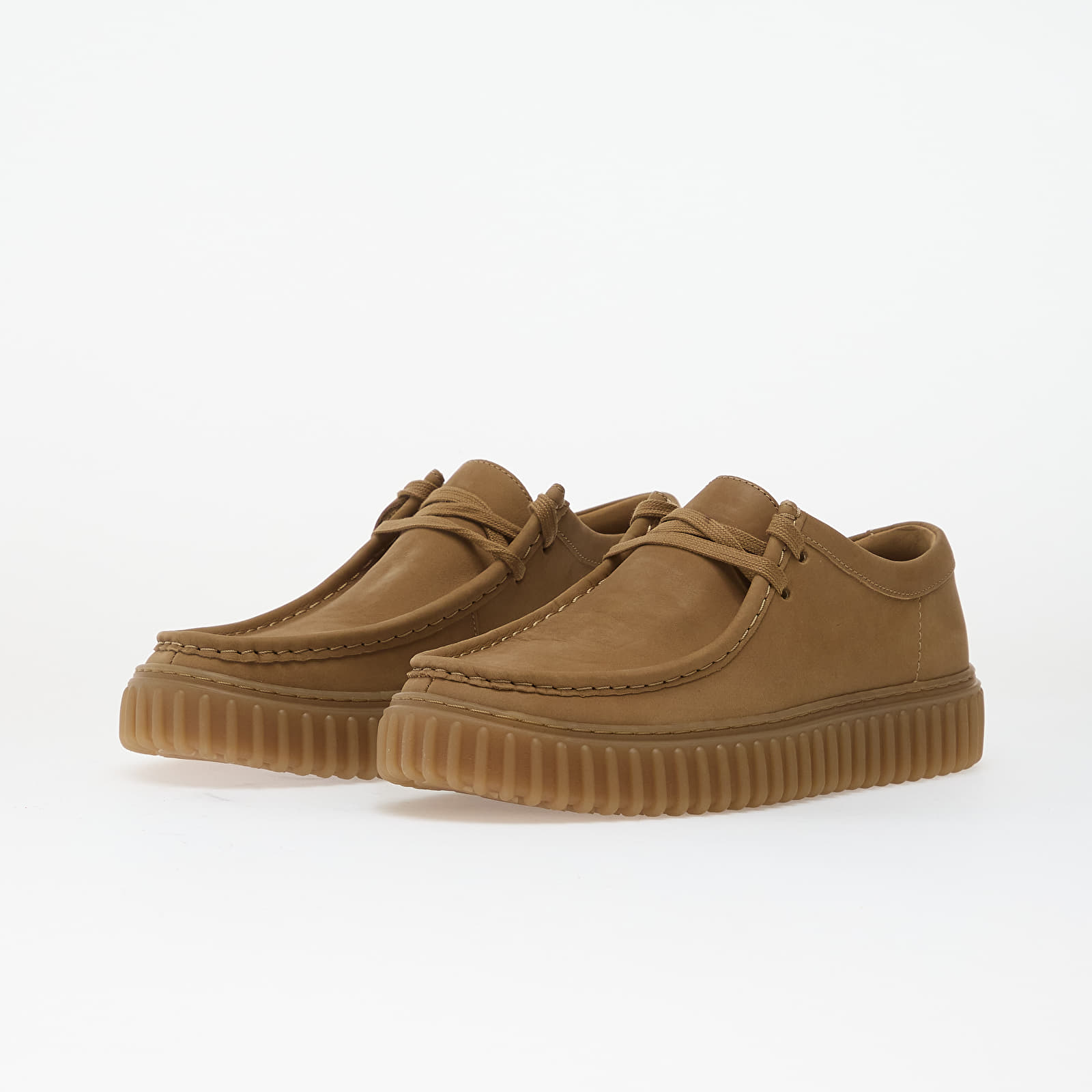 Pánské tenisky a boty Clarks Torhill Lo Dark Sand Leather