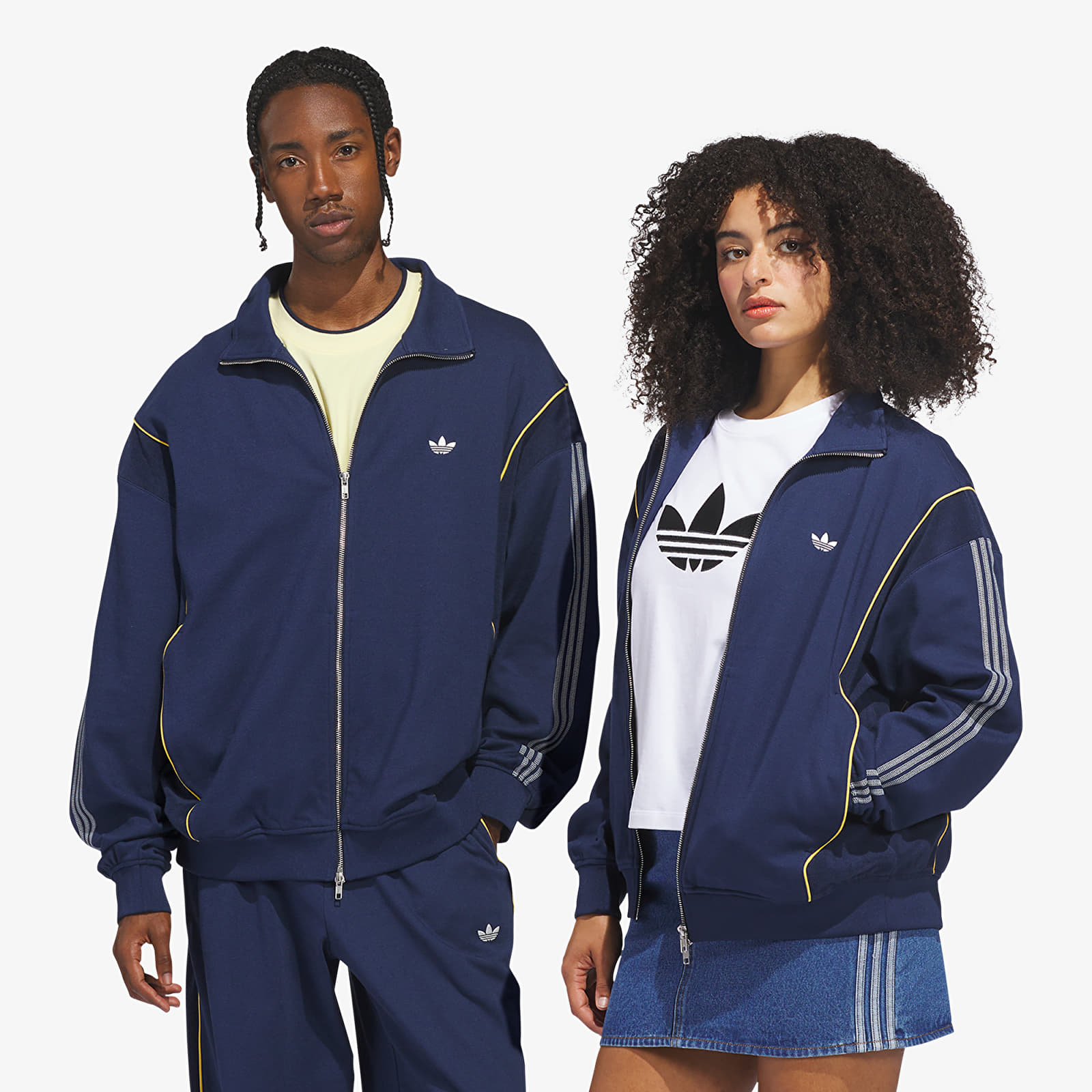 Hoodies für Männer adidas City Terrace Track Track Top UNISEX Night Indigo