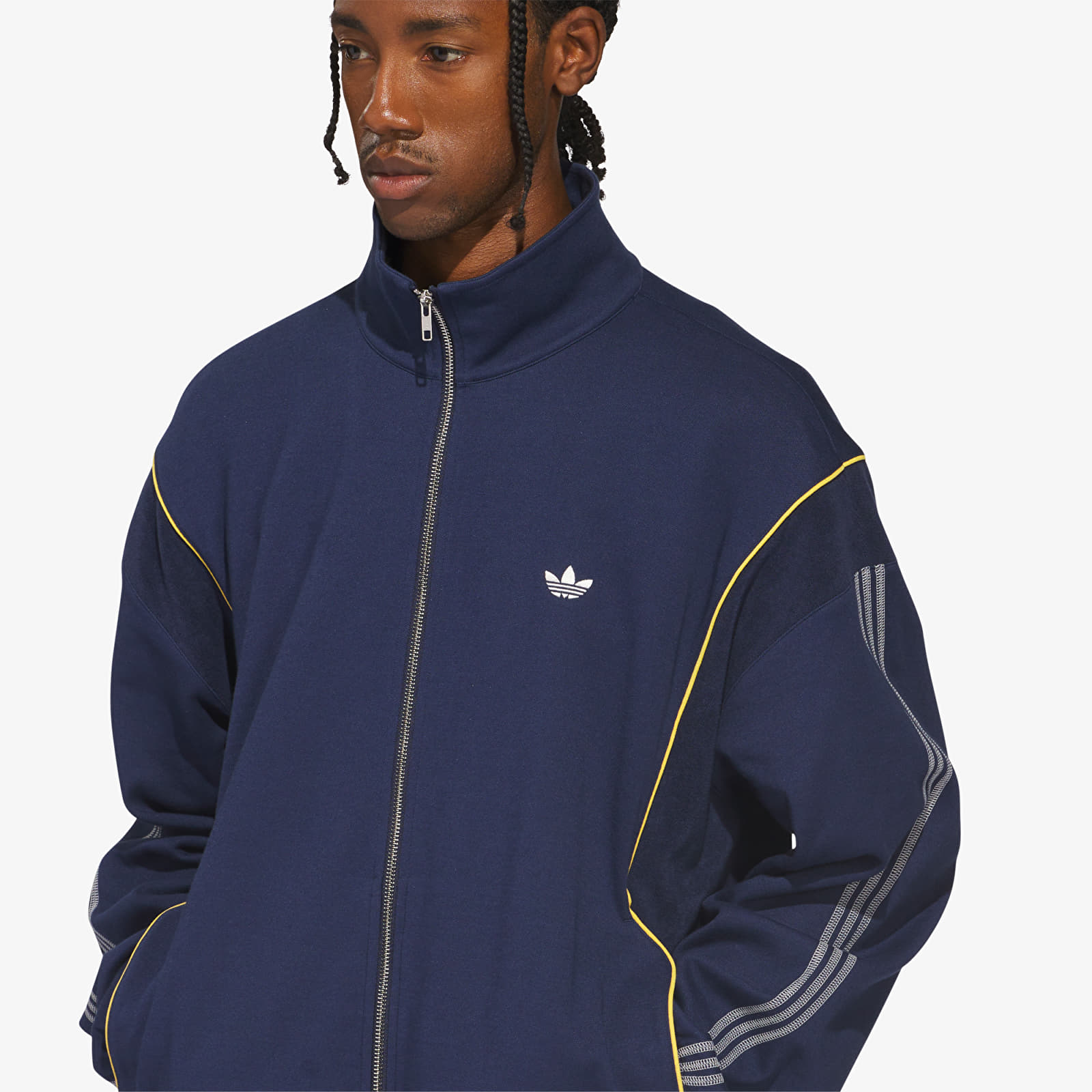 Hoodies für Männer adidas City Terrace Track Track Top UNISEX Night Indigo